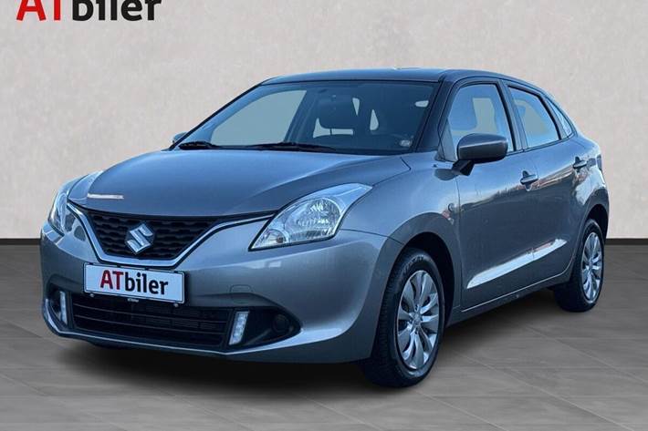 Sølv Suzuki Baleno fra 2020 set udefra