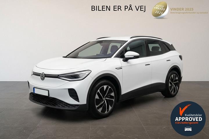 Hvid VW ID.4 fra 2021 set udefra
