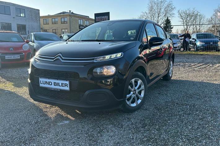 Sort Citroën C3 fra 2020 set udefra