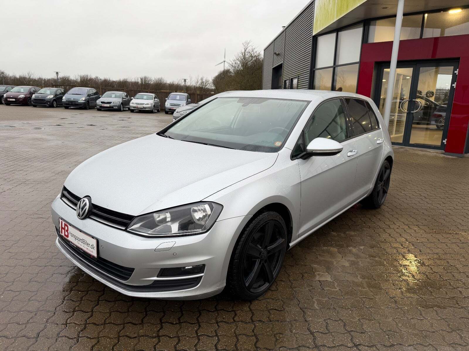 Sølv VW Golf VII fra 2014