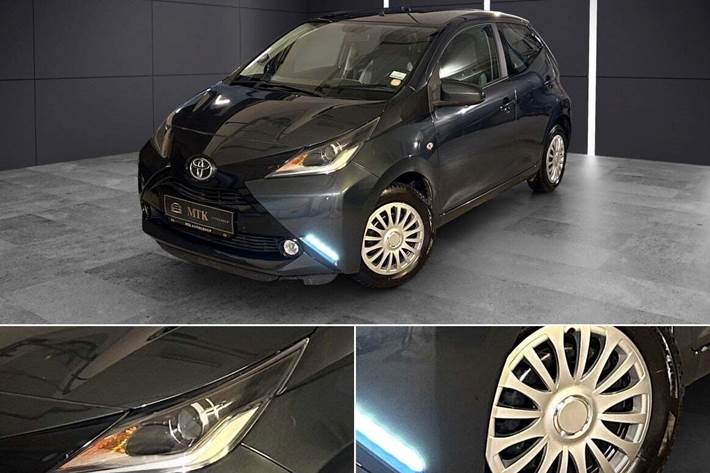 Grå Toyota Aygo fra 2014