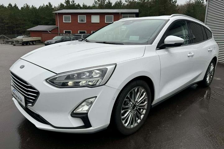 Hvid Ford Focus fra 2019