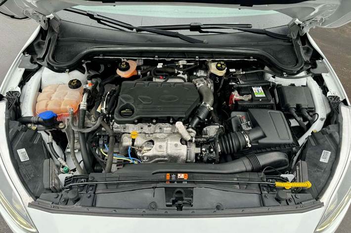 Hvid Ford Focus fra 2019