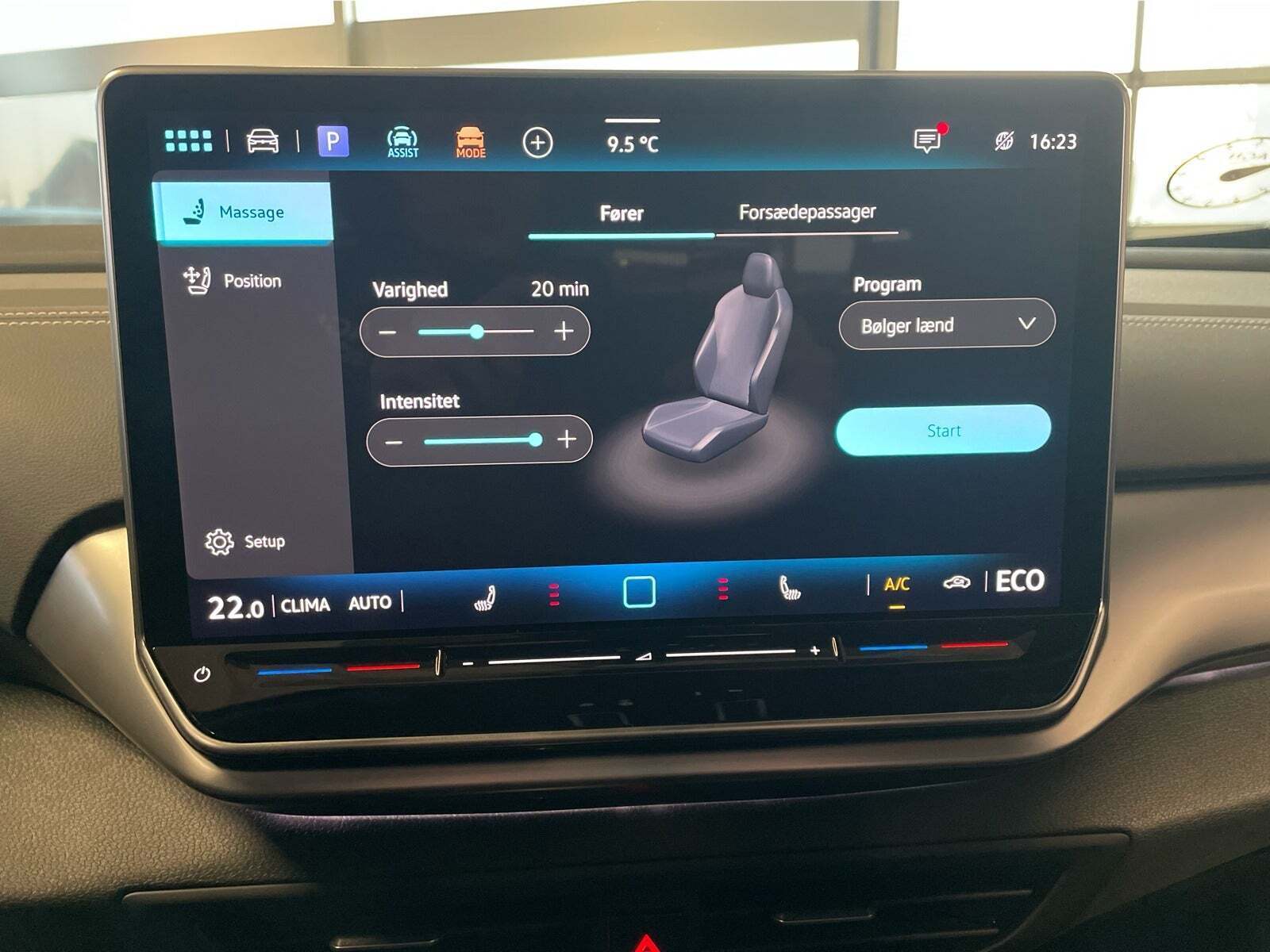 Blå VW ID.4 fra 2025