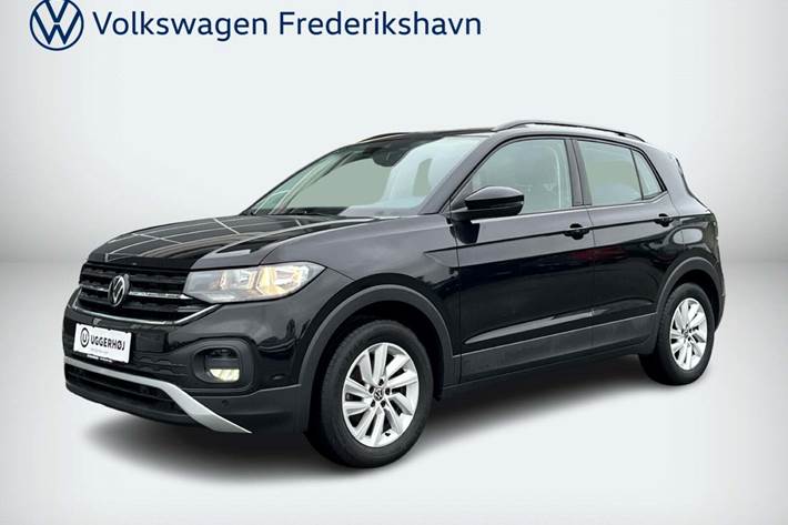 Sort VW T-Cross fra 2019 set udefra