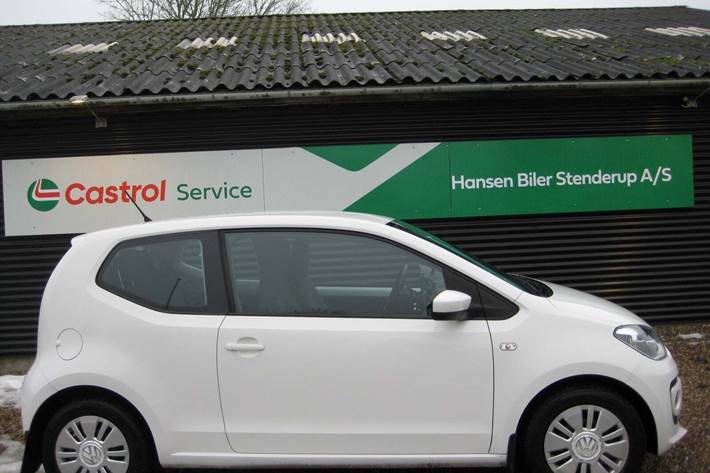 Hvid VW UP! fra 2016