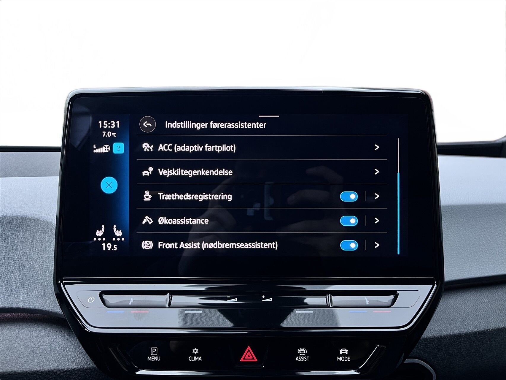 Grå VW ID.3 fra 2020