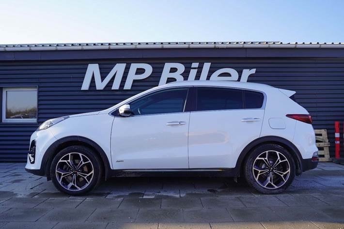 Hvid Kia Sportage fra 2019