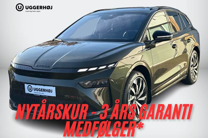 Grøn Skoda Enyaq fra 2026