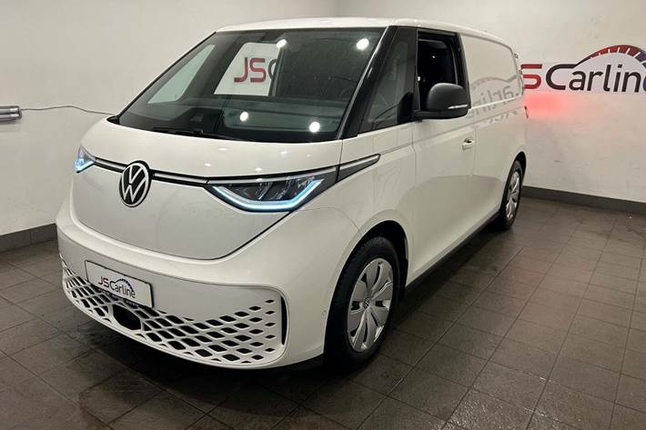 Hvid VW ID.Buzz fra 2023 set udefra