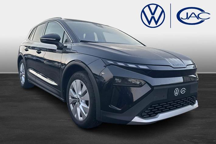 Sort Skoda Elroq fra 2025 set udefra