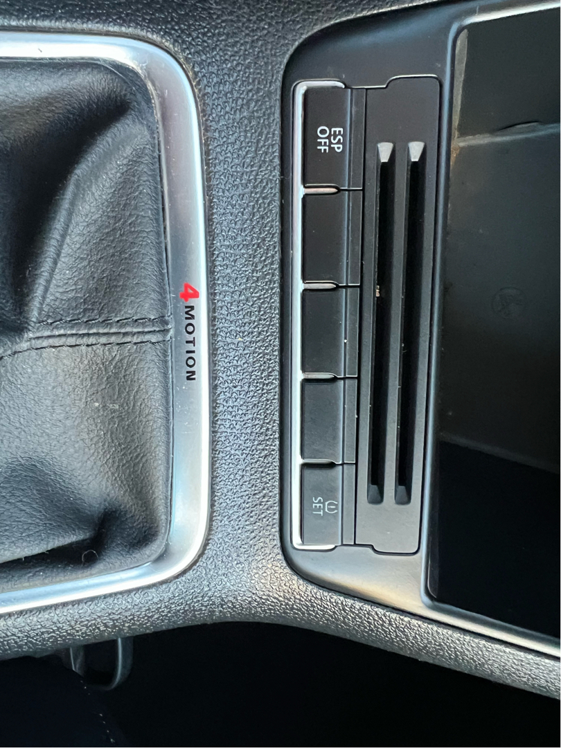 Sort VW Tiguan fra 2009