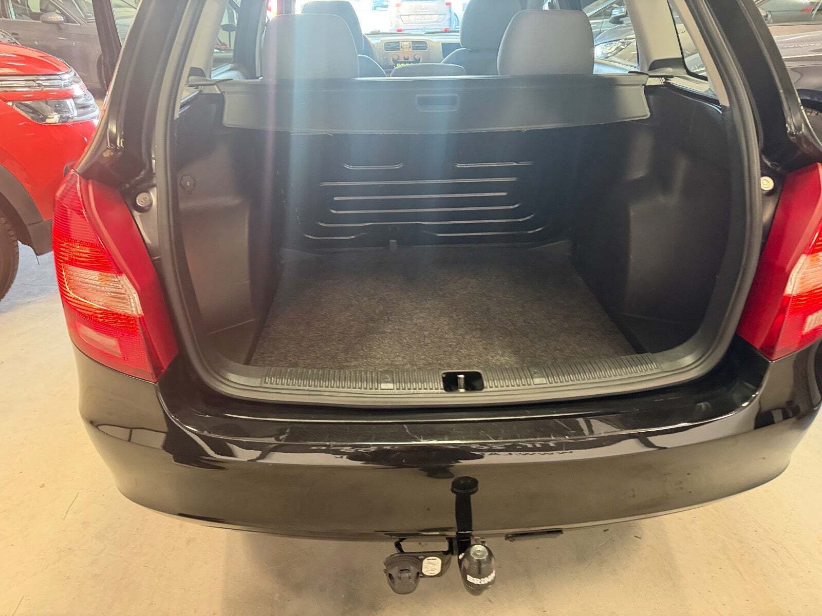 Sort Skoda Fabia fra 2009