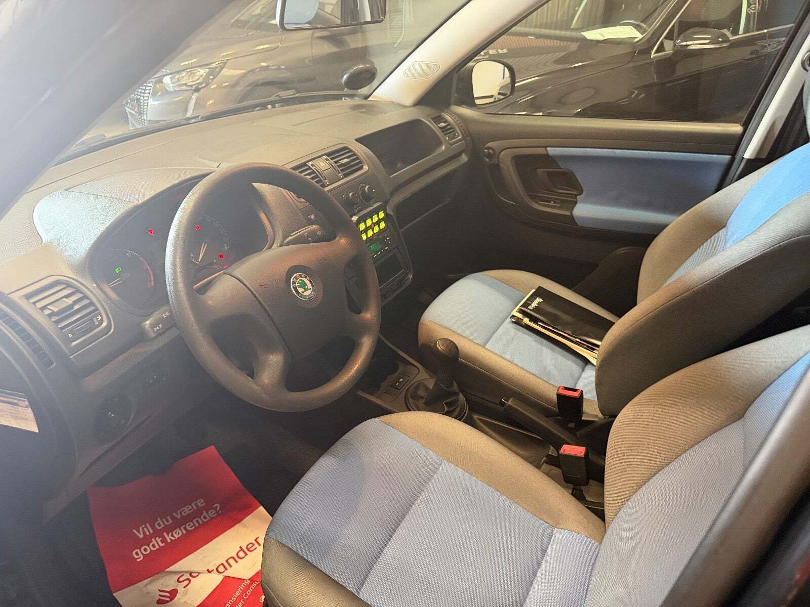 Sort Skoda Fabia fra 2009