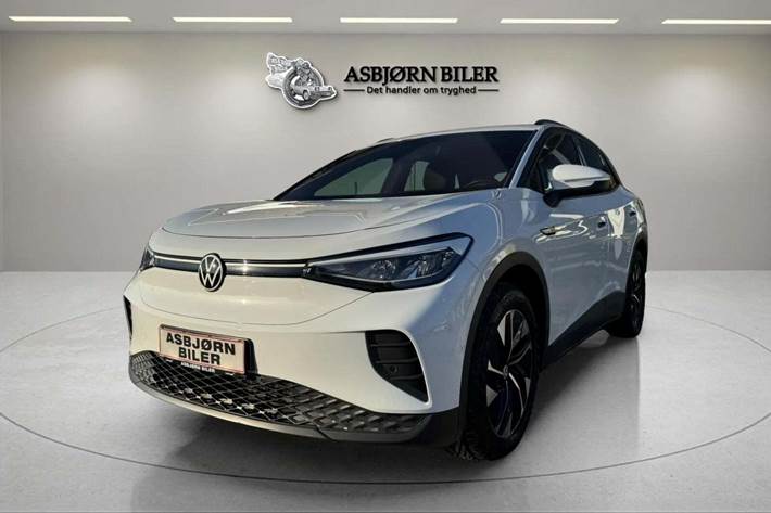 Hvid VW ID.4 fra 2023 set udefra