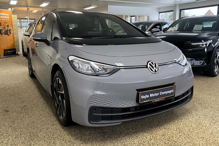 Grå VW ID.3 fra 2023
