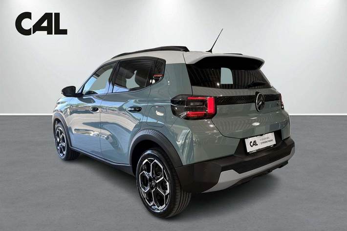 Blå Citroën ë-C3 fra 2025 set udefra