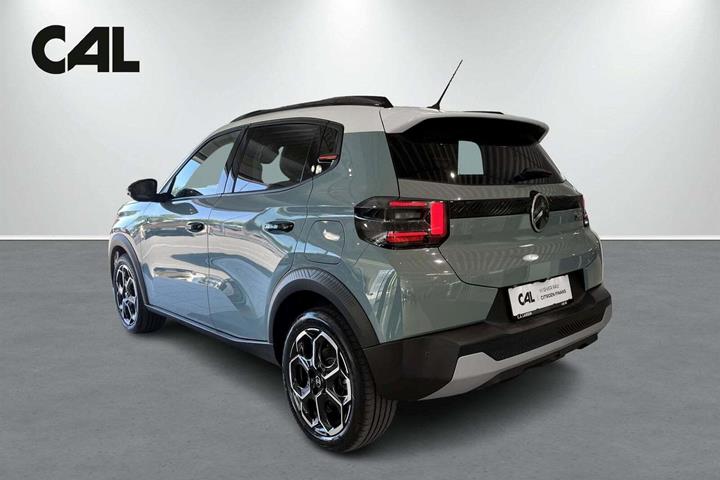 Blå Citroën ë-C3 fra 2025 set udefra