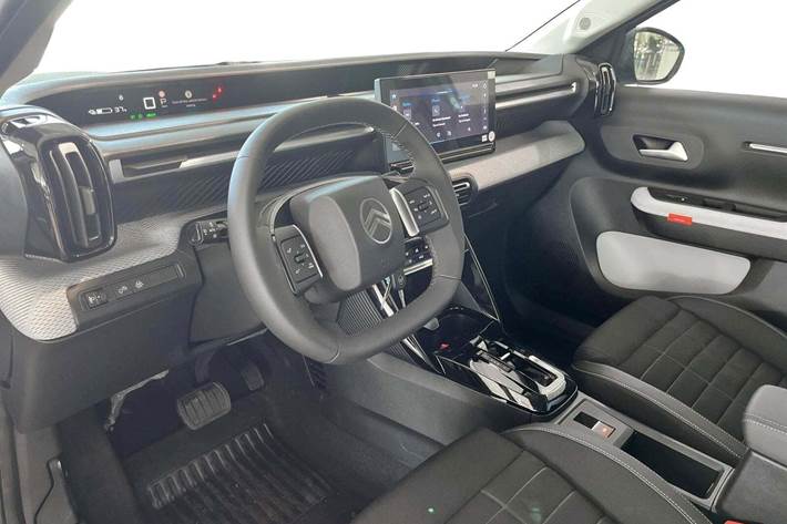 Blå Citroën ë-C3 fra 2025 set indefra