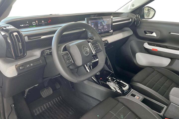 Blå Citroën ë-C3 fra 2025 set indefra