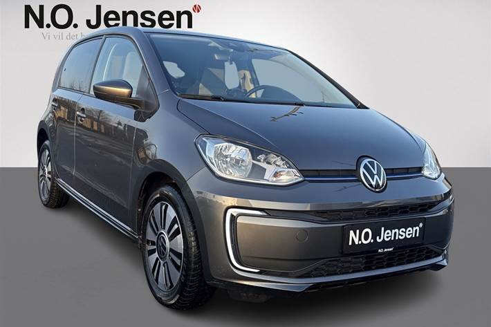 Grå VW e-up fra 2022 set udefra