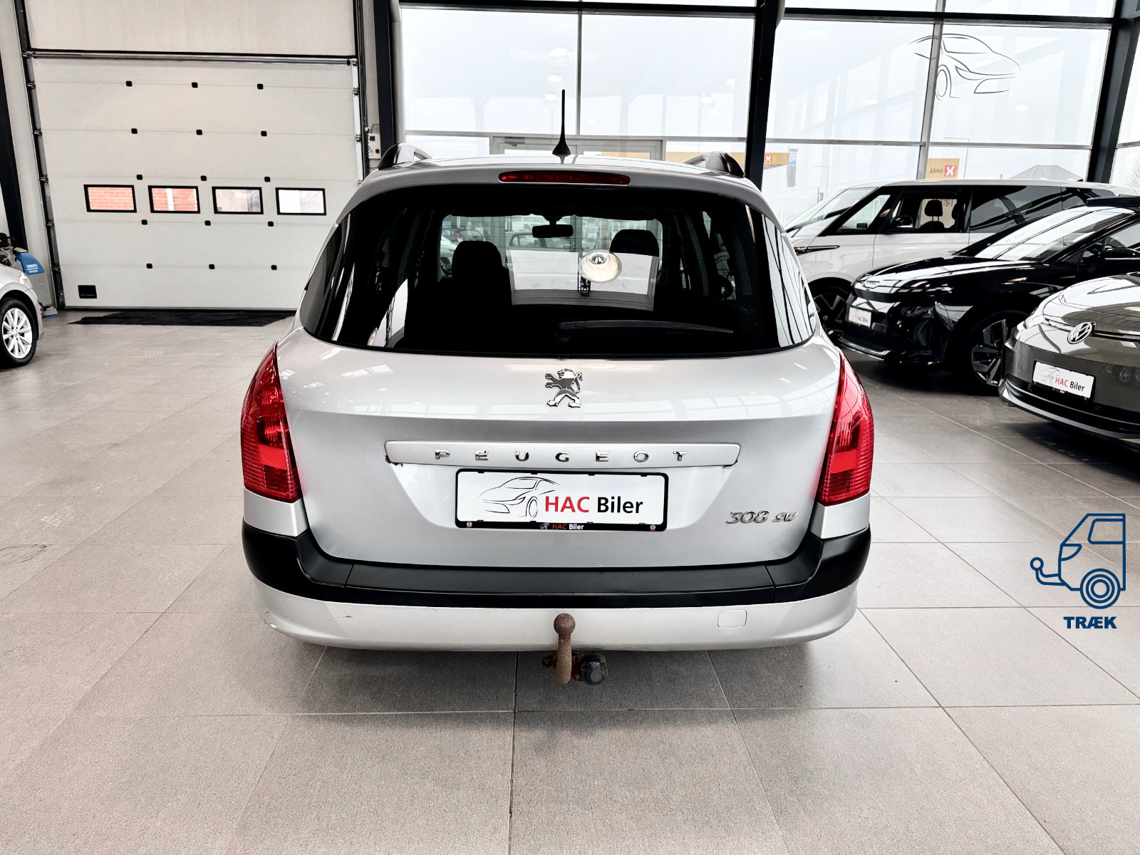 Sølv Peugeot 308 fra 2010