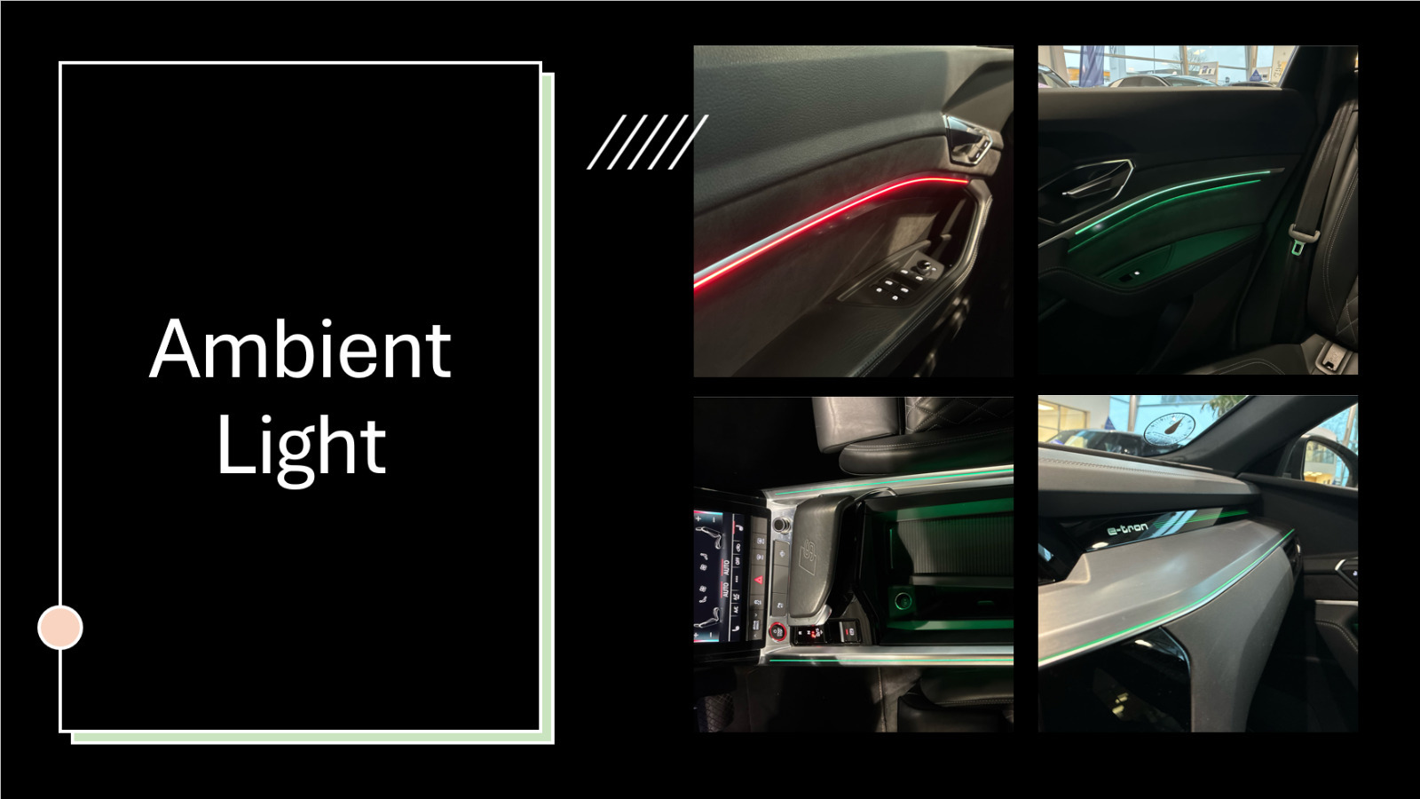 Sort Audi e-tron S fra 2021