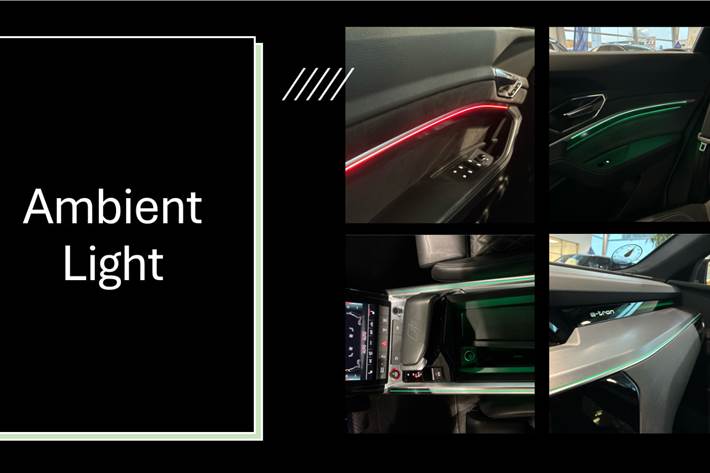 Sort Audi e-tron S fra 2021