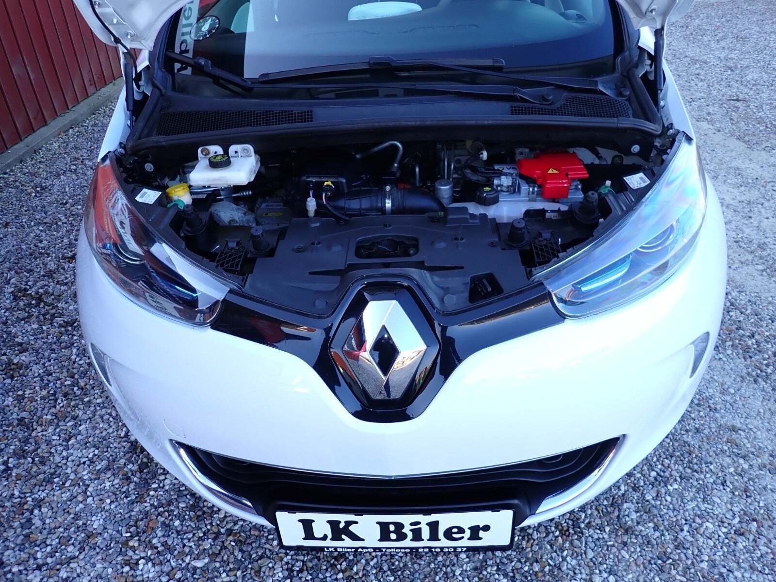 Hvid Renault Zoe fra 2017