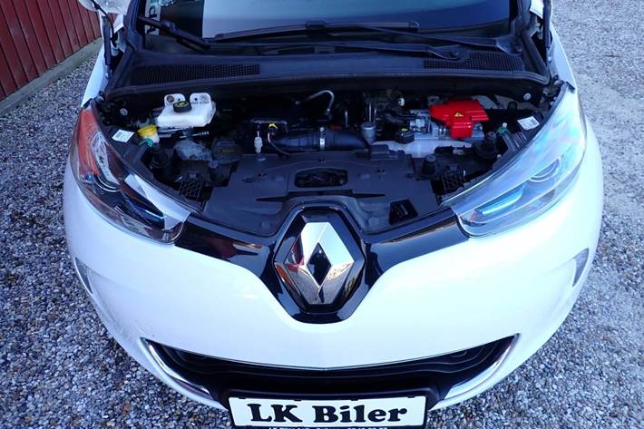 Hvid Renault Zoe fra 2017