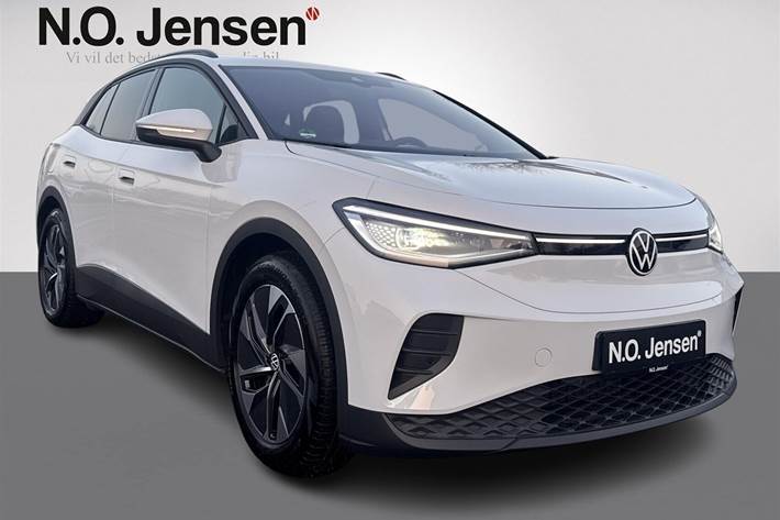 Hvid VW ID.4 fra 2025 set udefra