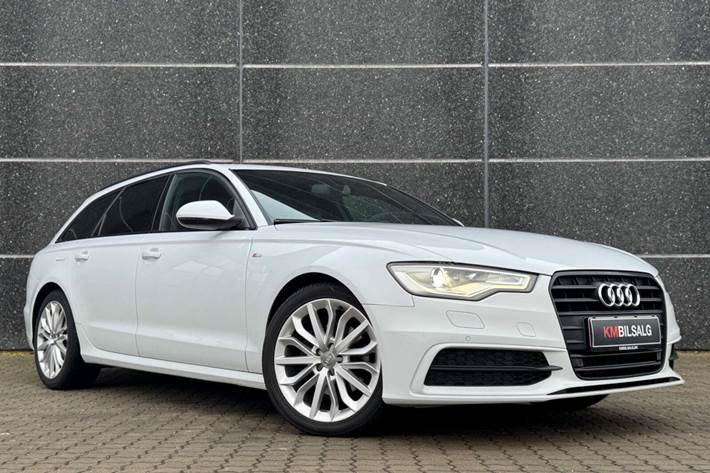 Hvid Audi A6 fra 2013