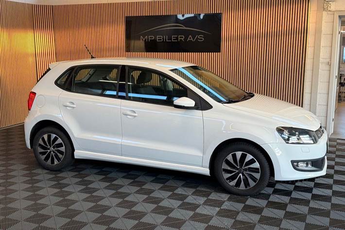 Hvid VW Polo fra 2016