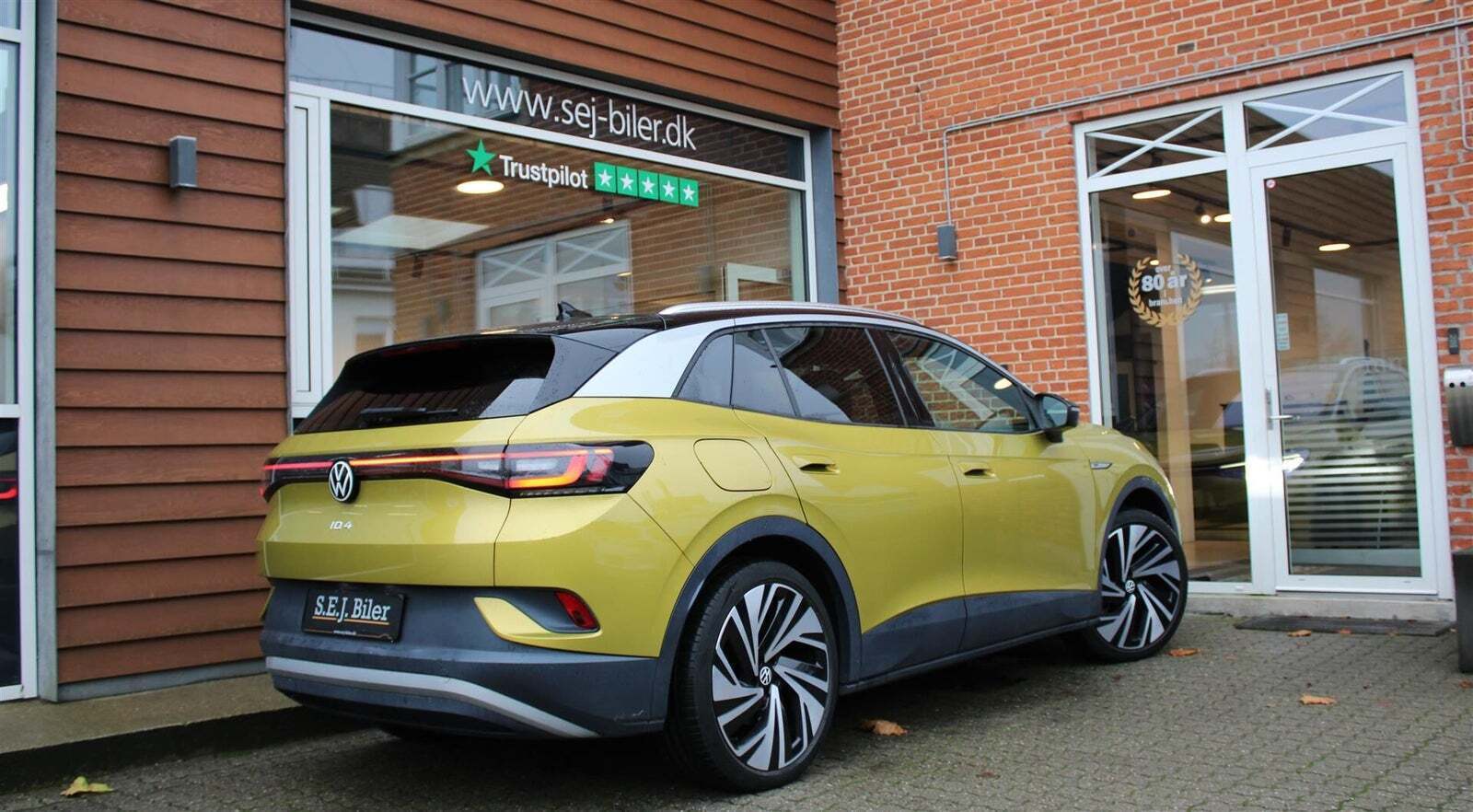 Gul VW ID.4 fra 2021