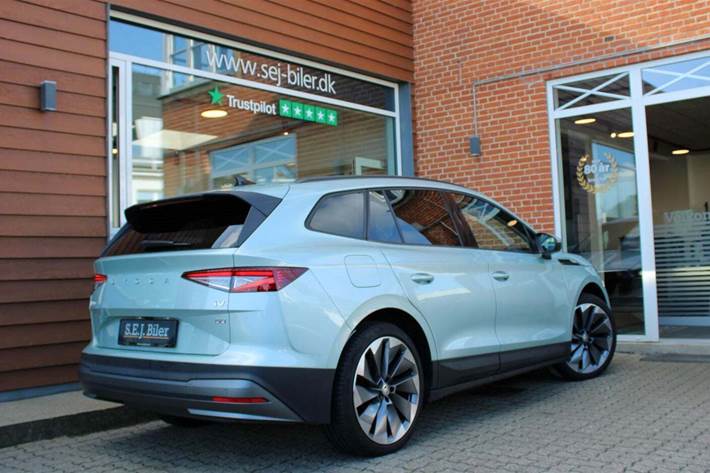 Grøn Skoda Enyaq fra 2022