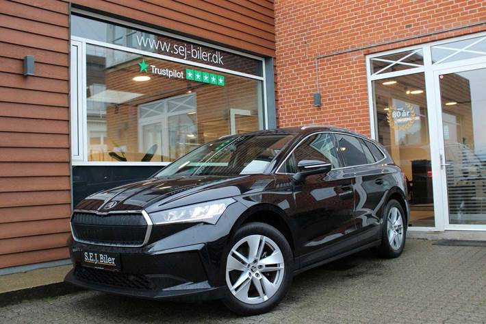 Sort Skoda Enyaq fra 2022