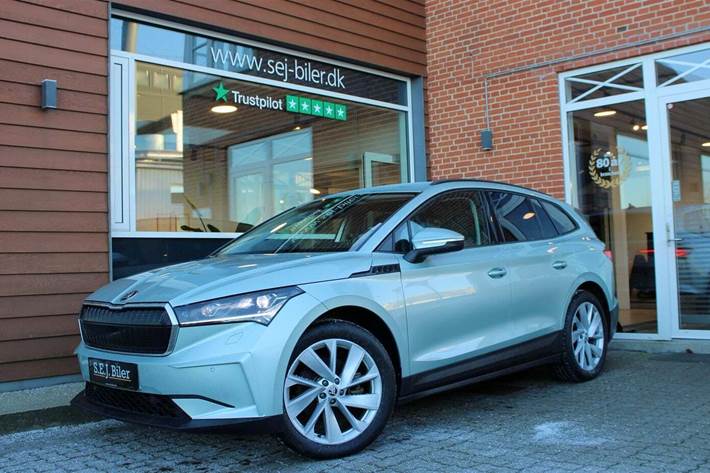 Grøn Skoda Enyaq fra 2021