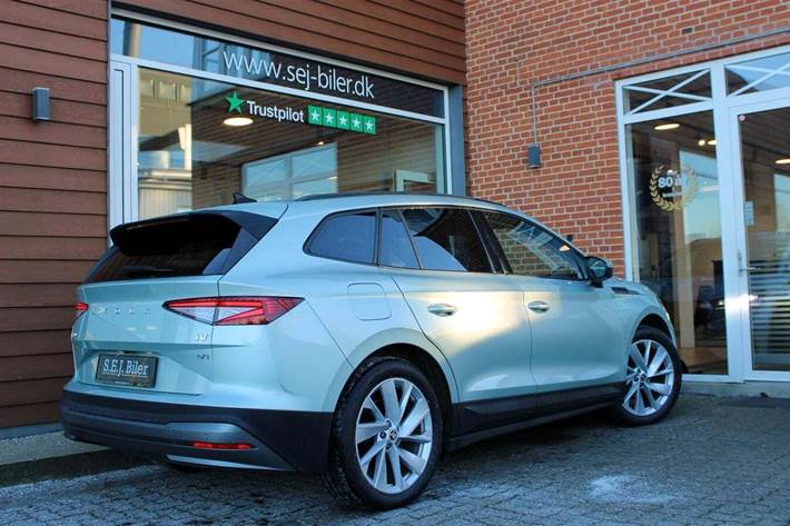 Grøn Skoda Enyaq fra 2021