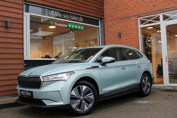 Grøn Skoda Enyaq fra 2022
