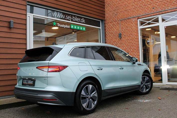 Grøn Skoda Enyaq fra 2022