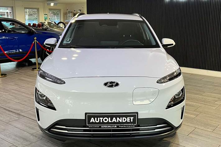 Hvid Hyundai Kona fra 2021