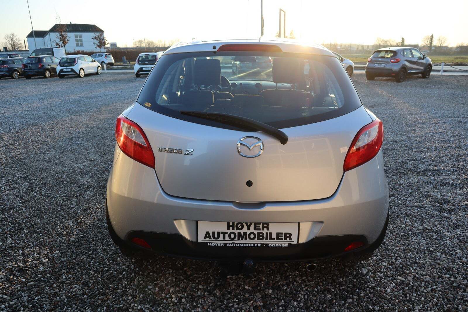Sølv Mazda 2 fra 2008