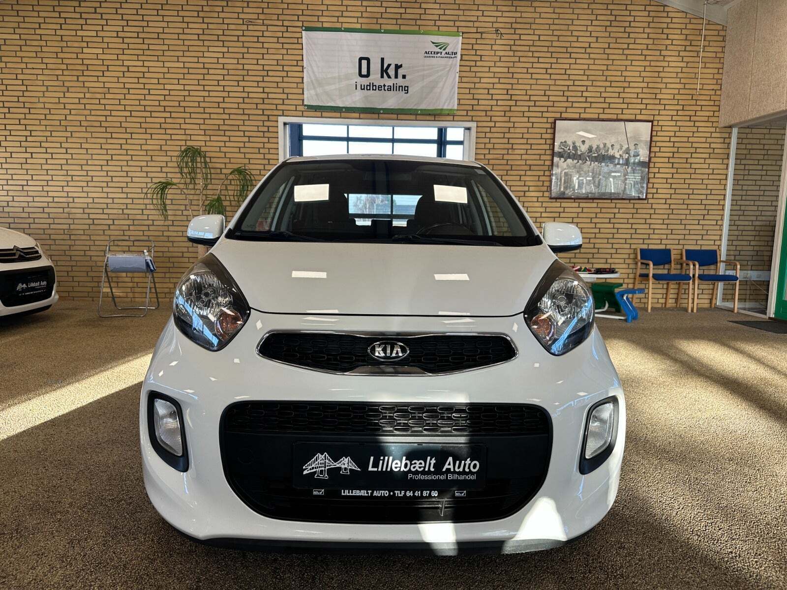 Hvid Kia Picanto fra 2016