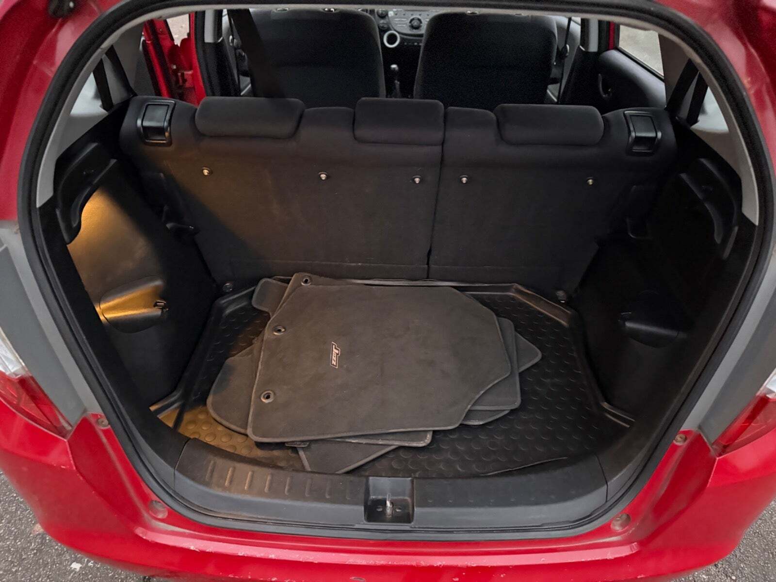 Grøn Honda Jazz fra 2008