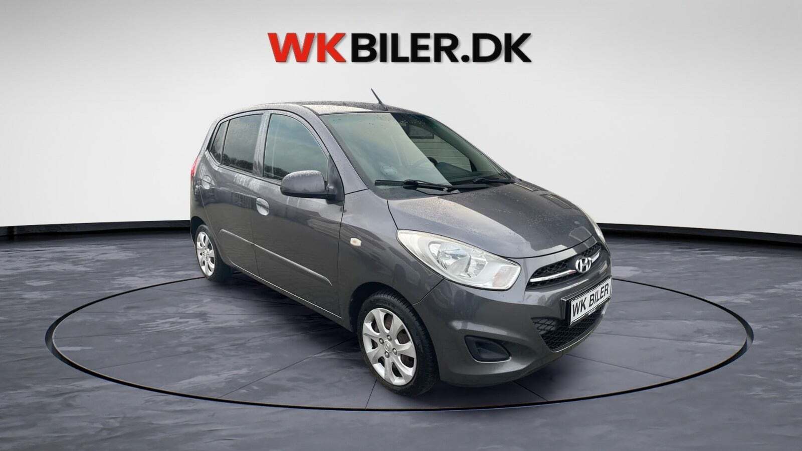 Grå Hyundai i10 fra 2013