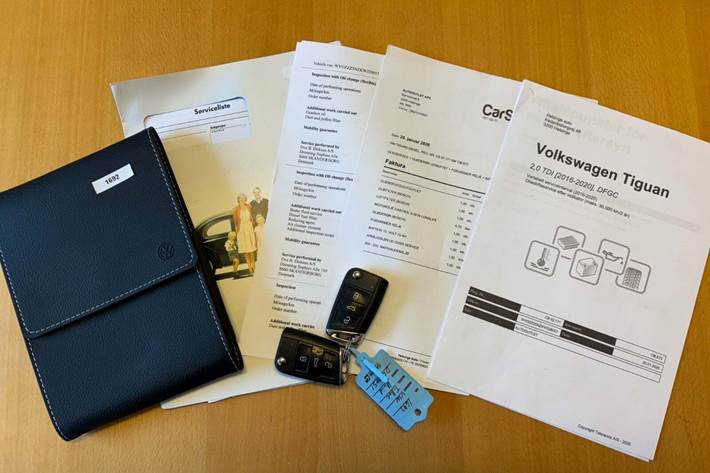 Sort VW Tiguan fra 2019