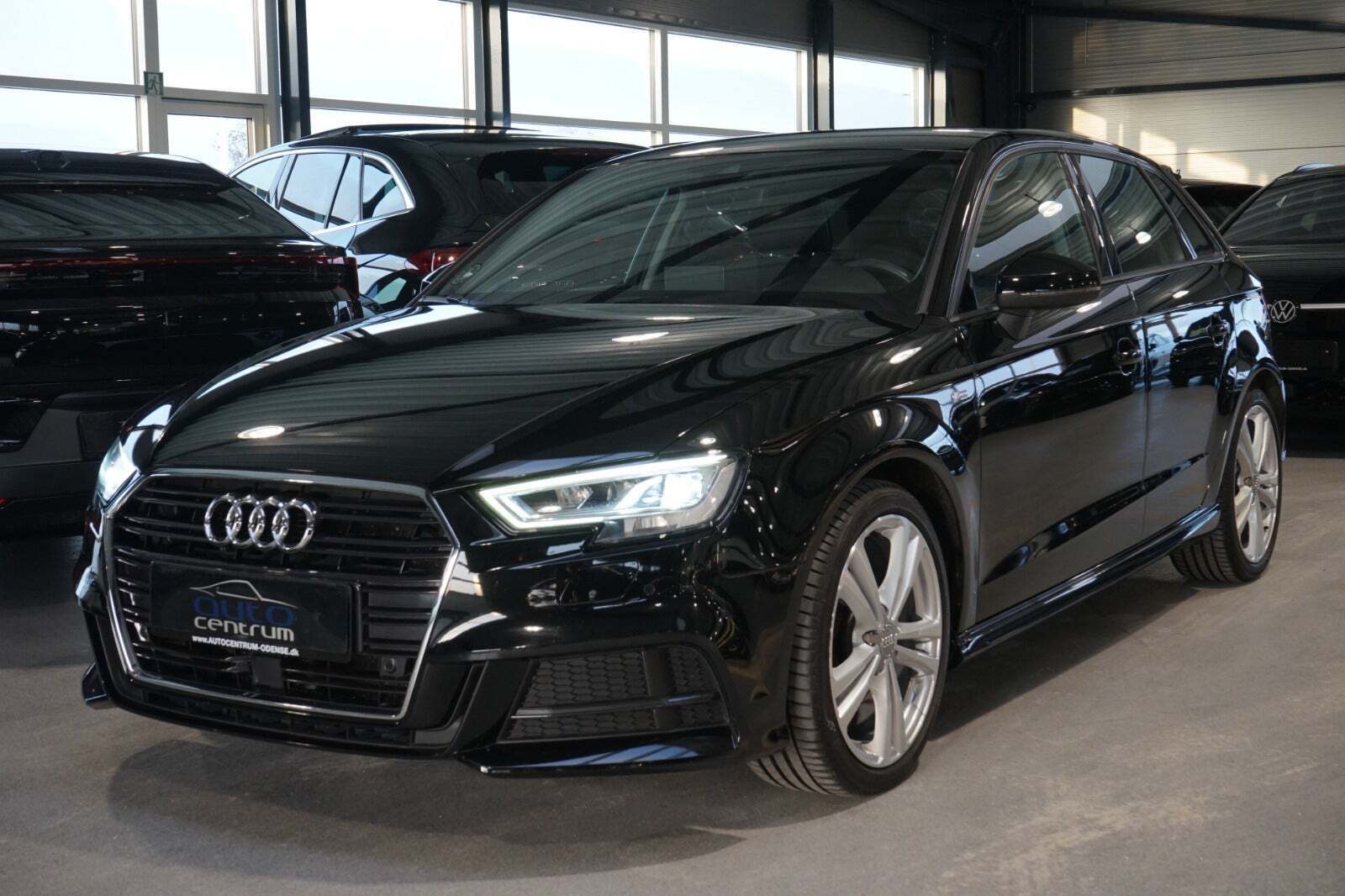 Sort Audi A3 fra 2020