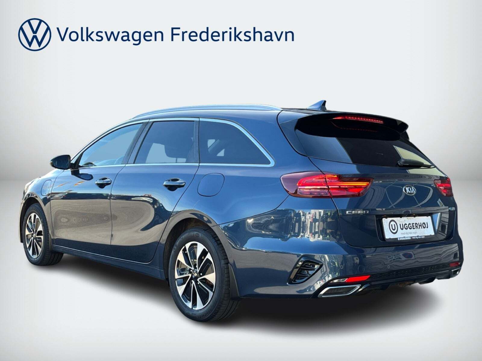 Blå Kia Ceed fra 2020