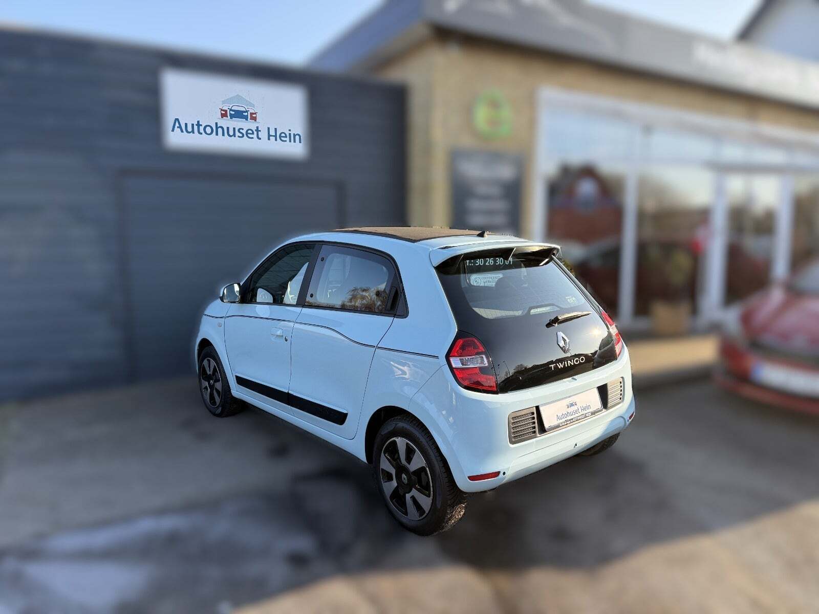 Blå Renault Twingo fra 2015