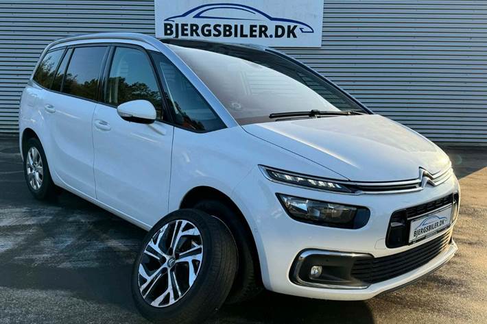 Hvid Citroën Grand C4 Picasso fra 2017 set udefra